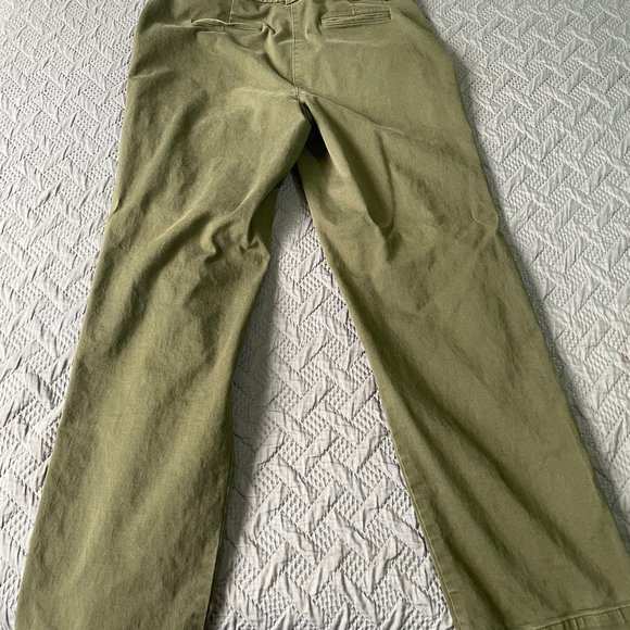 Talbots Military Green Stretch Pants - Picture 2 of 3